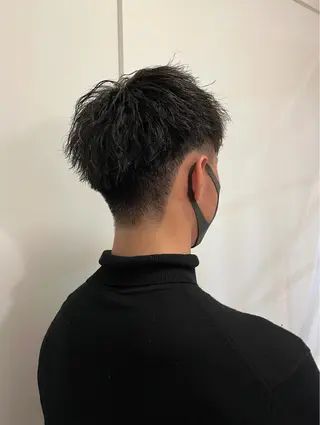 パーマ メンズ 狩野 くるみのヘアスタイル