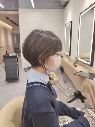 ショート 【似合わせ・レイヤー ・パーマ】海気のヘアスタイル