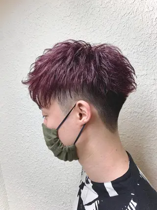 ショート カラー メンズ LAGRECE大阪梅田店所属・美髪矯正・髪質改善 【中村吉孝】のヘアスタイル