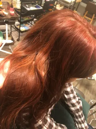 ロング カラー くろいわ りほのヘアスタイル