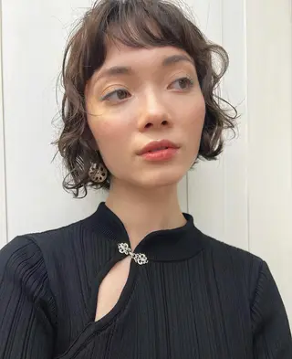 パーマ ミディアム N° anfeel 渋谷🪞🫧のヘアスタイル