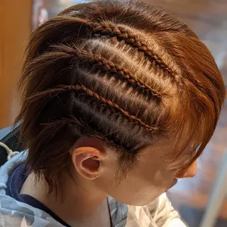 ショート ヘアアレンジ scamp ★のヘアスタイル