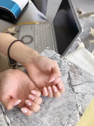 ネイル 北浦和 自爪育成ケアのネイルデザイン