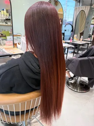 ロング 🎀ིྀ暖色カラー/ 髪質改善/みどりのヘアスタイル