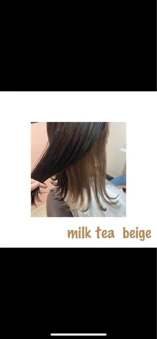 セミロング SALOWIN上野店所属・美髪ヘア 🤍erikaのヘアスタイル