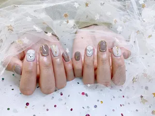 ネイル 🦋ネイルサロン ブラン🌈ゆりのネイルデザイン