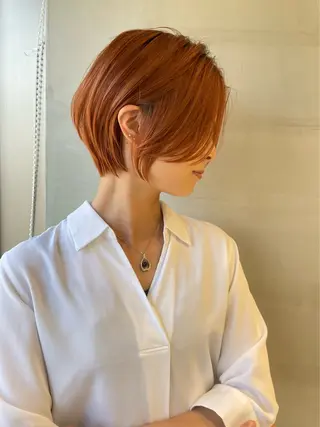 ショート カラー Aster 店長 れおん✂️のヘアスタイル