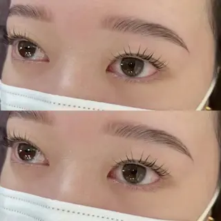 マツエク・マツパ アイブロウ u'i　nail/eye所属・u'i 🤍Rurikaのマツエク・マツパデザイン