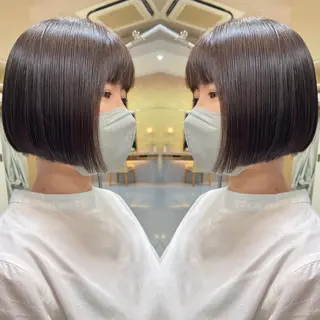 ショート 髪質改善/縮毛矯正 /ブリーチ矯正/岡部のヘアスタイル