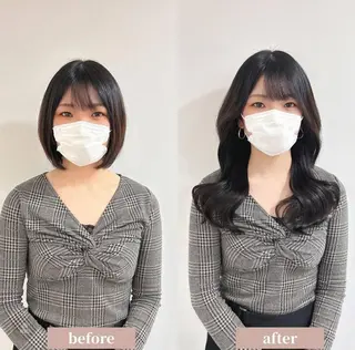 ロング カラー 💎エクステ専門店 BIZE梅田🇰🇷のヘアスタイル