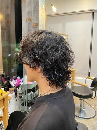 パーマ メンズ ALLEN hair 京橋店のヘアスタイル