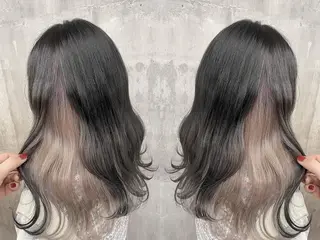 セミロング GENDER hairのヘアスタイル