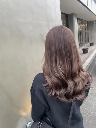 ロング カラー 透明感カラー 天羅のヘアスタイル