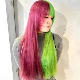 カラー デザインカラー/パー マ🦖外岡咲希🦖のヘアスタイル