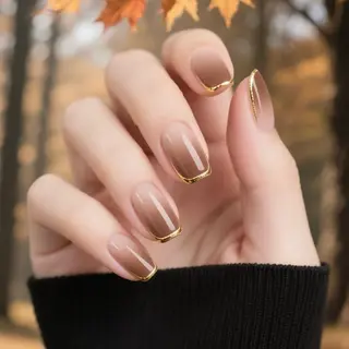 ネイル ATULA Nail 💅チップ長さだしのネイルデザイン