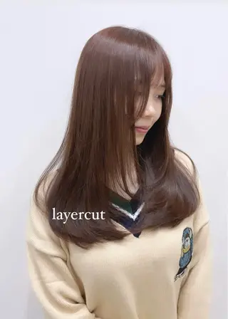 ロング 圧倒的モテ艶髪💎 レイヤー💎kanaのヘアスタイル