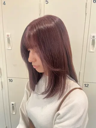ミディアム カラー 🎀Yamasaki Yui🎀のヘアスタイル