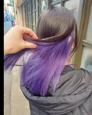 セミロング カラー grow上野御徒町【グロウ】所属・ブリーチ・ハイトーン 特化🎉内山のヘアスタイル