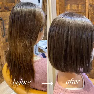ショート カラー Puamelia 名古屋所属・韓国風ヘア✻透明感 カラー✻yukaのヘアスタイル