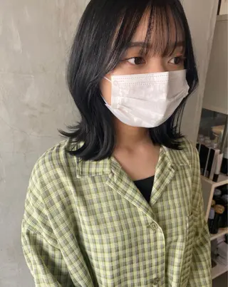 ミディアム カラー ヘアアレンジ stylist/蛯谷 珠里のヘアスタイル