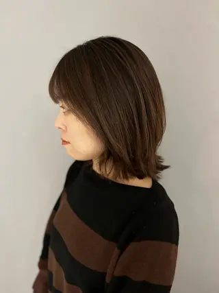 ミディアム Grow by NYNY 田代 紀恵のヘアスタイル