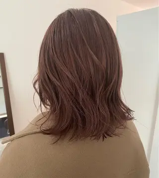 ミディアム ちばた/レイヤー 似合わせ/大阪中津のヘアスタイル