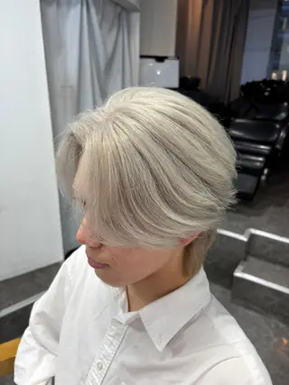 カラー メンズ 梅田/全パーマ特化/ ケアパーマ特化/秋本のヘアスタイル