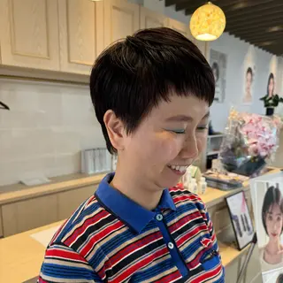 ショート ショート/ボブ 似合わせ/中原のヘアスタイル