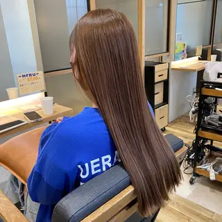 ロング カラー ついざき はるかのヘアスタイル