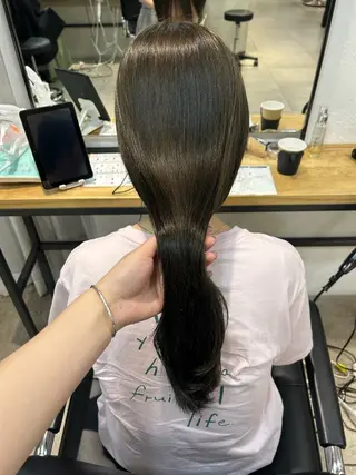 ロング カラー じゅわっと暖色カラー 🍊Moemiのヘアスタイル