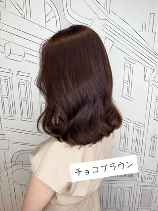 ミディアム 💎馴染むエクステ ×カラーTOMO💎のヘアスタイル