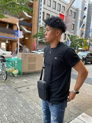 ショート カラー パーマ メンズ misch by urban所属・髪質改善ストレート KENTOのヘアスタイル