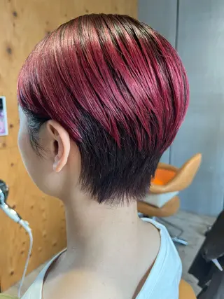 ショート カラー Rufure..🍃 RIKA🤍のマツエク・マツパデザイン