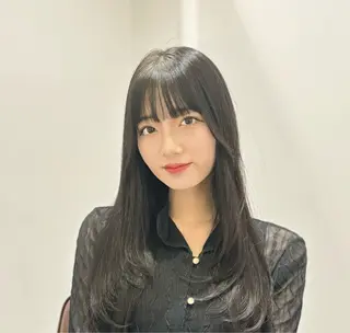 ロング カラー calna by ELMO  上ノ井のヘアスタイル