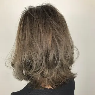 ミディアム カラー sendai mayumiのヘアスタイル