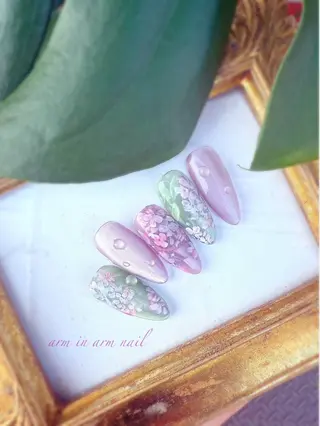 ネイル arm in arm ︎✿Yamamotoのマツエク・マツパデザイン