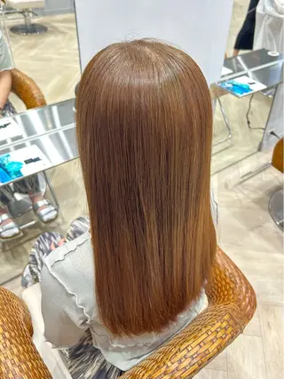 ロング カラー 柴田 千春のヘアスタイル