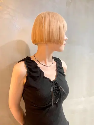 ショート カラー カノン/アニオタ🧡 暖色/酸性ストレートのヘアスタイル