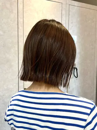 ショート カラー 神戸ボブ✂️ ioe三宮/田 伸佳のヘアスタイル