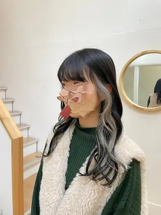 ロング luve heart's And Be minamisemba所属・高嶋 奏音のヘアスタイル