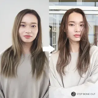 ロング パーマ ポルタカリーナサロン yukariのヘアスタイル