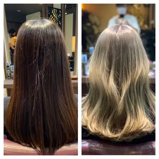 セミロング カラー Dahlia所属・Dahlia 鈴木のヘアスタイル