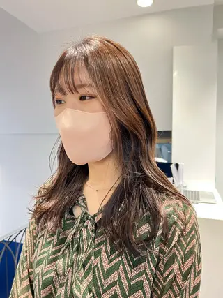 ロング カラー 渋谷🎀透明感カラー レイヤー/mikuのヘアスタイル