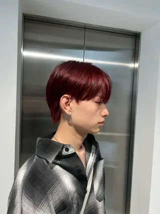 ショート カラー メンズ レイヤー/透明感 カラー🌿KANTAのヘアスタイル