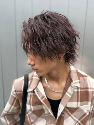 メンズ yuki/ 名駅/艶カラーのヘアスタイル