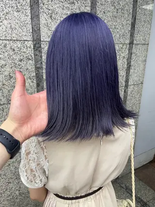 ミディアム カラー eL HAIR SALON なんば店所属・ブリーチカラー特化 /焼田貴明のヘアスタイル