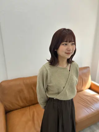 ミディアム カラー FELICE of hair所属・堀 大輔のヘアスタイル