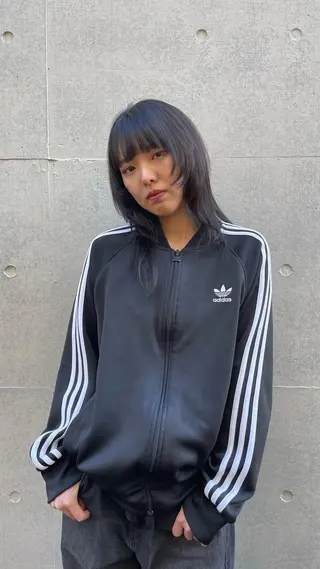 ロング カラー Elme所属・イージードリル募集 🔥平口はのんのヘアスタイル