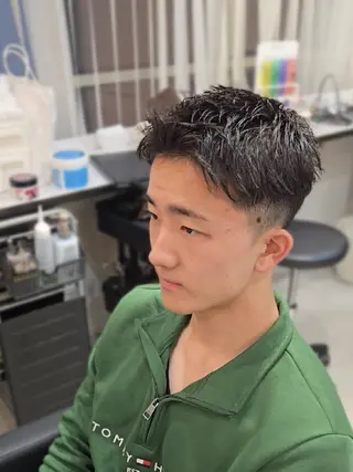 メンズ ショート Lapis 名古屋駅前店所属・LEN名古屋/パーマ 海外ヘア/メンズ特化のヘアスタイル