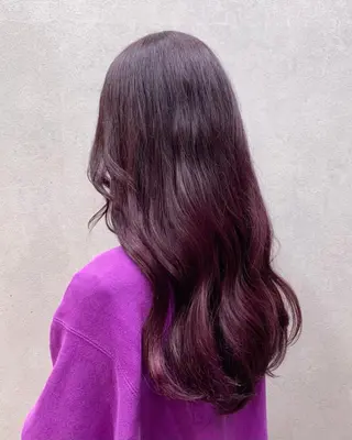 ロング カラー 似合わせカット/ 艶カラー/いらみなのヘアスタイル